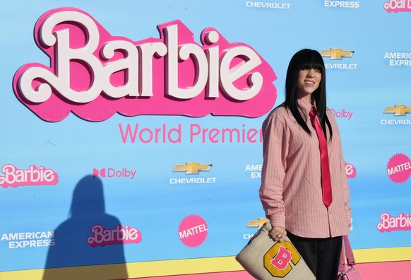 LOS ANGELES, CA - JULY 9: Billie Eilish at the world premiere of Barbie at Shrine Auditorium in Los Angeles, California on July 9, 2023. PUBLICATIONxNOTxINxUSA Copyright: xJeffreyxMayerx