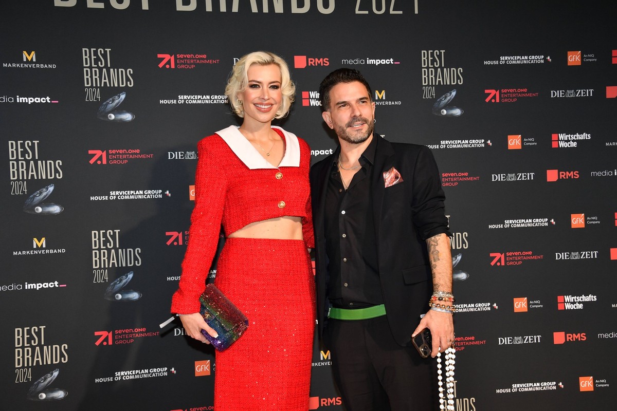 Verena Kerth und Marc Terenzi / Best Brands Gala 2024 / Hotel Bayerischer Hof / M