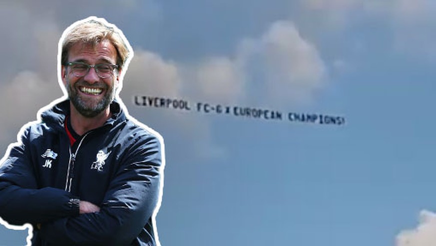 Ob Liverpool-Coach Jürgen Klopp auch über die Aktion der Reds-Fans gelacht hätte? Vermutlich. Das hier ist aber erst mal nur eine Foto-Montage.