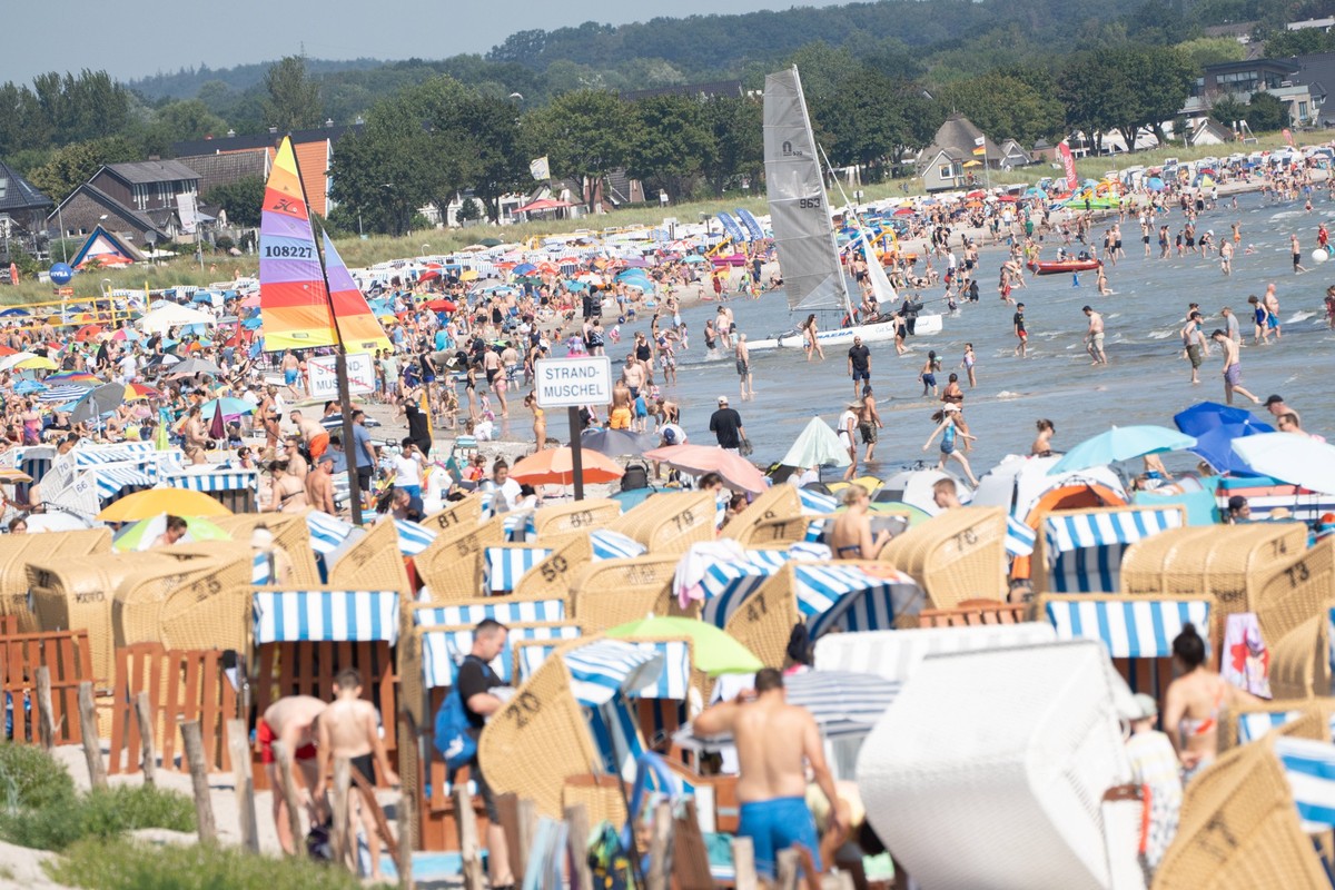 Strandurlaub zu Beginn der Sommerferien 2024 an der Ostseek