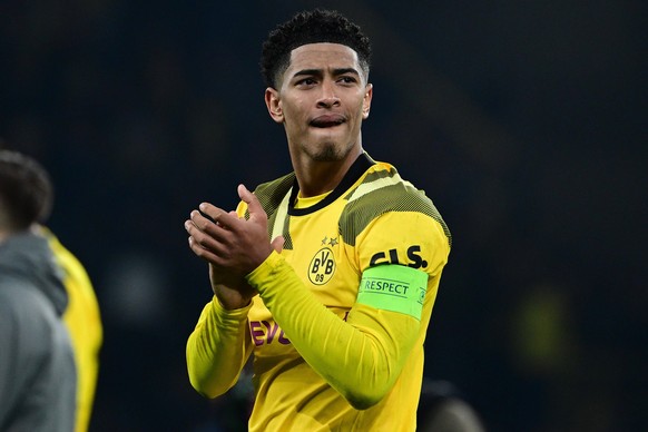 Jude Bellingham 22 Borussia Dortmund, Borussia Dortmund vs. FC Chelsea, Fussball, Champions League, Achtelfinale, 15.02.2023 *** Jude Bellingham 22 Borussia Dortmund , Borussia Dortmund vs Chelsea FC, ...