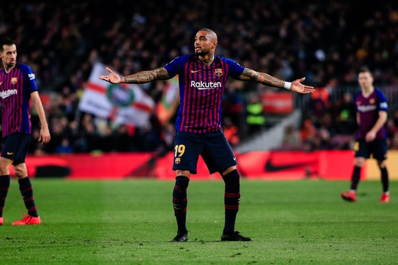 February 16, 2019 - Barcelona, BARCELONA, Spain - 19 Kevin-Prince Boateng of FC Barcelona Barca during the Spanish championship La Liga football match between FC Barcelona and Real Valladolid on 20 of ...