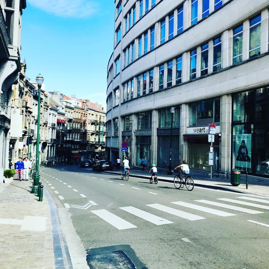 Fahrräder und kaum Autos. So kann es in der Innenstadt aussehen.