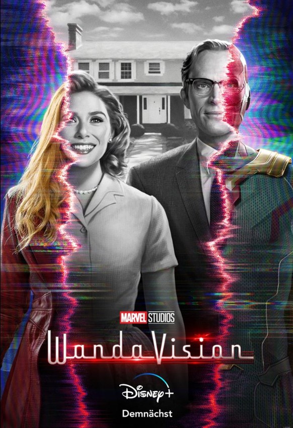 Elizabeth Olsen in der Serie "WandaVision" von Disney+.