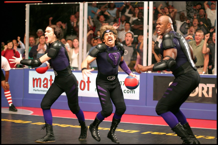 Red Hour Films / DR DODGEBALL (DODGEBALL: A TRUE UNDERDOG STORY) de Rawson Marshall Thurber 2004 USA avec Missi Pyle, Ben Stiller et Jamal Duff sport, rage, colere, PUBLICATIONxINxGERxSUIxAUTxONLY DOD ...