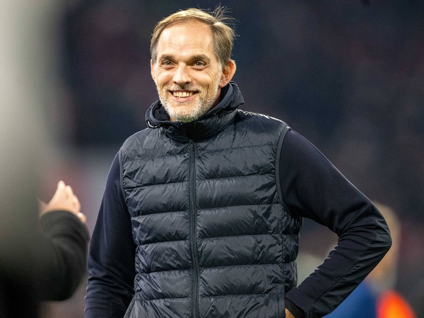 Thomas Tuchel FC Bayern Muenchen, Chef-Trainer, GER, FC Bayern Muenchen FCB vs. Galatasaray Istanbul, Fussball, Champions League, Gruppenphase, Spielzeit 2023/2024, 08.11.2023, DFB/DFL regulations pro ...