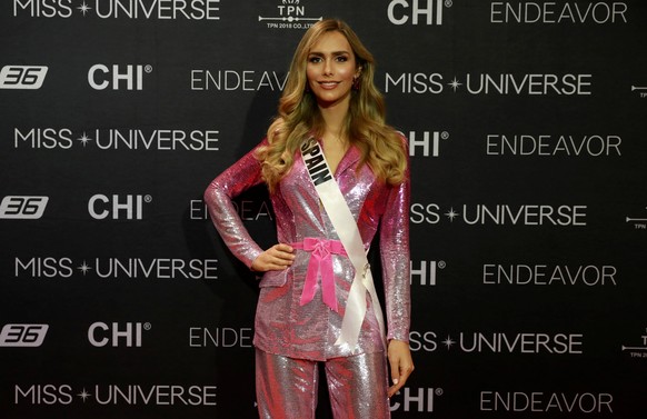 Miss Spain Angela Ponce poses on the red carpet during a media event of the 2018 Miss Universe pageant in Bangkok, Thailand, December 14, 2018. REUTERS/Soe Zeya Tun