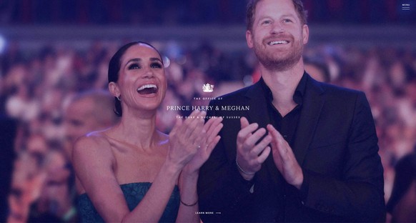 Harry And Meghan Relaunch Their Official Website Screen grab of Sussex.com web sites home page. Meghan Markle and Prince Harry just got an online makeover. The Duke and Duchess of Sussex quietly launc ...