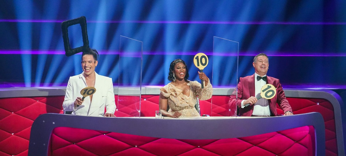 Die Jury um Jorge Gonzáles (l.): Motsi Mabuse (m.) und Joachim Llambi (r.)