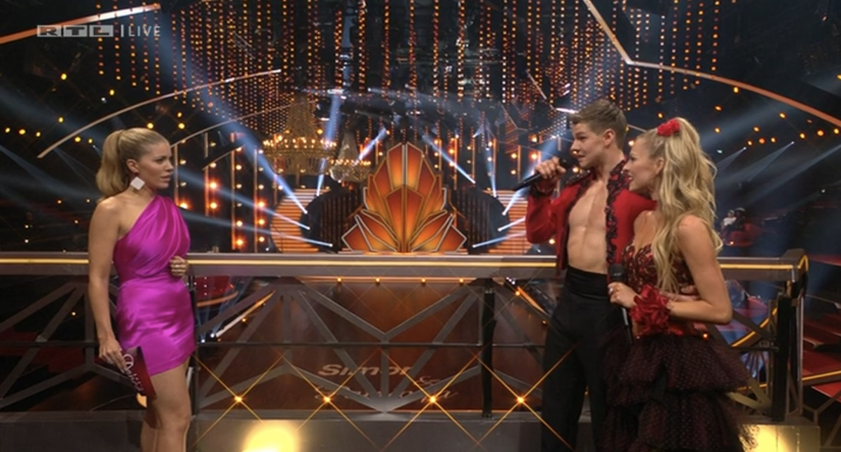 Victoria Swarovski, Simon Zachenhuber und Patricija Belousova