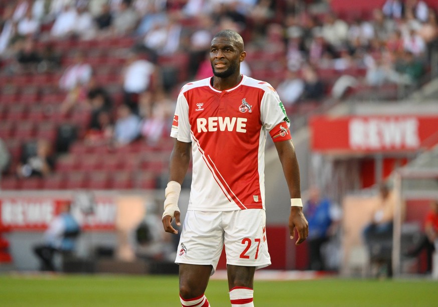 Anthony Modeste 1.FC Koeln 16.07.2022, Fussball GER, Saison 2022/2023, Telekom Cup 2022 1. FC Köln - AC Mailand 1:2 Foto: Maik Hölter/TEAM2sportphoto Koeln RheinEnergieStadion Nordrhein-Westfalen Deut ...