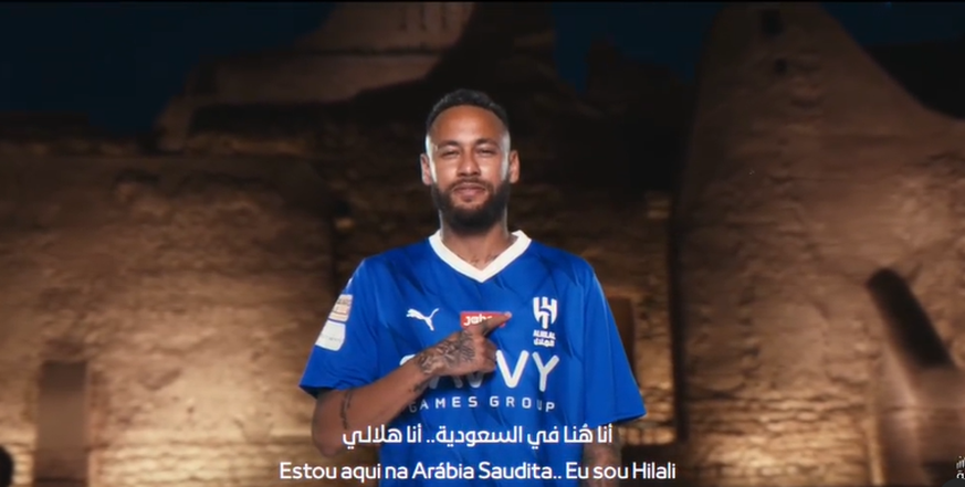 Neymar spielt in der kommenden Saison für den saudischen Klub Al-Hilal.