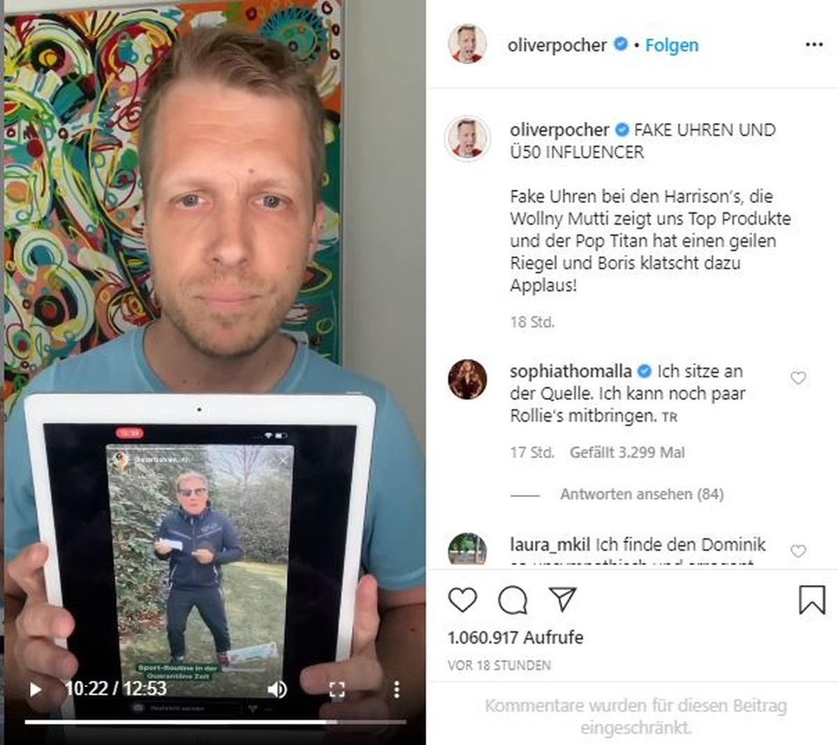Olie Pocher lästert über Bohlen