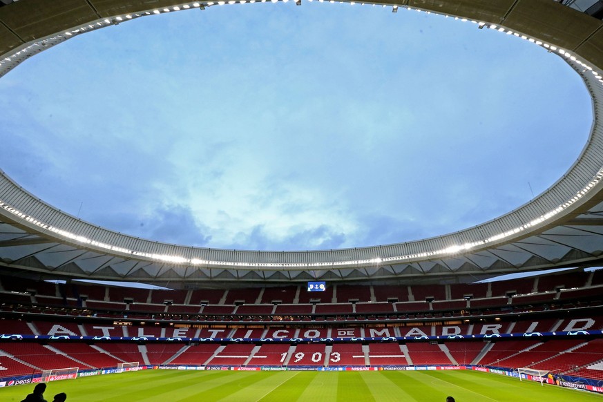 Innenansicht Stadion Wanda Metropolitano Stadium, Training, Atletico Madrid vs. Borussia Dortmund, Fussball, Champions League Gruppenphase, 05.11.2018 Training , Atletico Madrid vs. Borussia Dortmund, ...