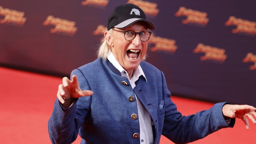 Otto Waalkes, Deutscher Komiker, Deutschland, Berlin, ZOO PALAST, Deutschlandpremiere von INDIANA JONES UND DAS RAD DES SCHICKSALS *** Otto Waalkes, German comedian, Germany, Berlin, ZOO PALAST, Germa ...