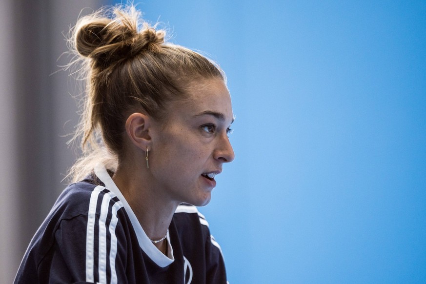 Interviews DFB Frauen 04.07.2023 Felicitas Rauch Deutschland, 17 im Interivew Interviews DFB Frauen, Herzogenaurach, adidas Homeground *** Interviews DFB Women 04 07 2023 Felicitas Rauch Germany, 17 i ...