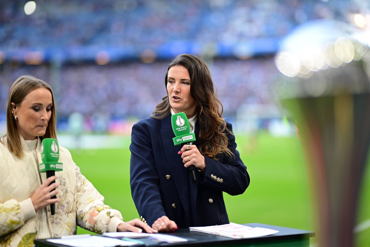 Fu�ball I Frauen I Saison 2024-2025 I DFB-Pokal I Halbfinale I Hamburger SV - SV Werder Bremen I 23.03.2025 Rachel Rinast Hamburg Volksparkstadion Hamburg Deutschland *** Soccer I Women I Season 2024  ...