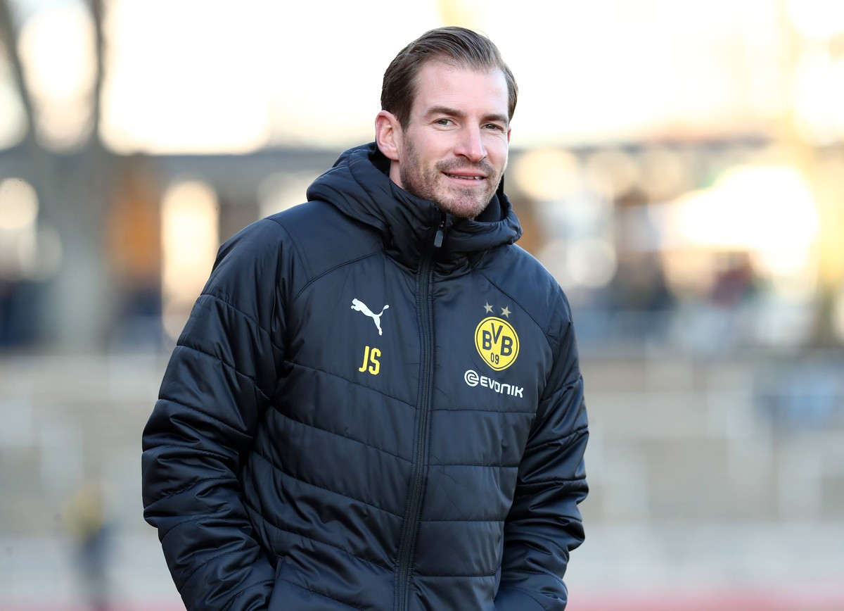 Samstag 17.11.2018, Saison 2018/19, 18. Spieltag der Regionalliga West, BVB 09 Borussia Dortmund II - Bonner SC 01/04, Jan Siewert (Trainer, BVB II) *** Saturday 17 11 2018 Season 2018 19 18 Matchday ...