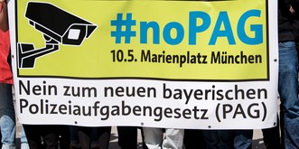 #noPAG – Tausende protestieren in Bayern gegen Änderung des
Polizeigesetzes