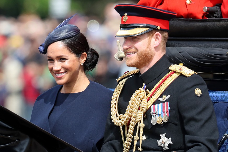 Ziehen sich zurück: Meghan und Harry.