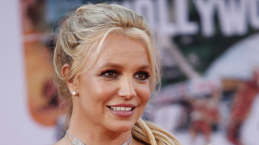 ARCHIV - 22.07.2019, USA, Los Angeles: US-Popstar Britney Spears kommt zur Premiere des Films &quot;Once Upon a Time in Hollywood&quot; in das TCL Chinese Theater IMAX. (zu dpa &quot;Britney Spears