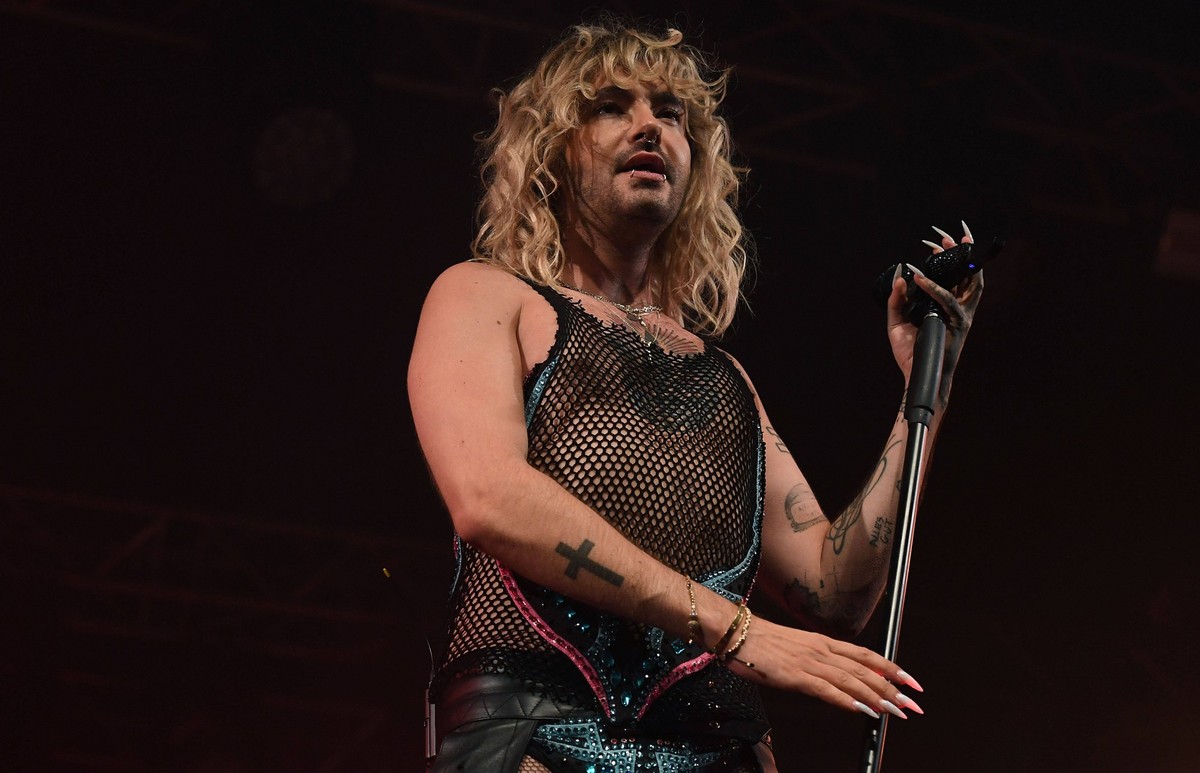 Tokio Hotel am 24.08.2023 beim Zeltfestival Ruhr in Bochum Bill Kaulitz, S