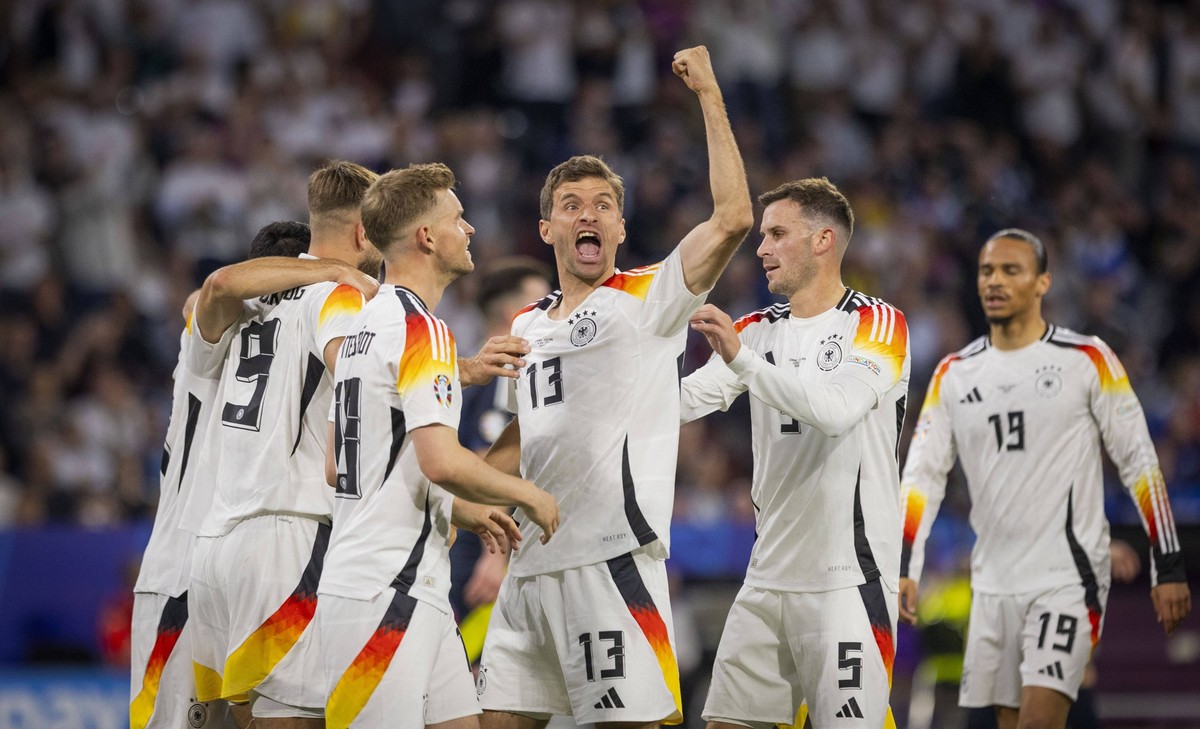 Munich, Germany. 14th Jun 2024. Goal celebration Niclas F