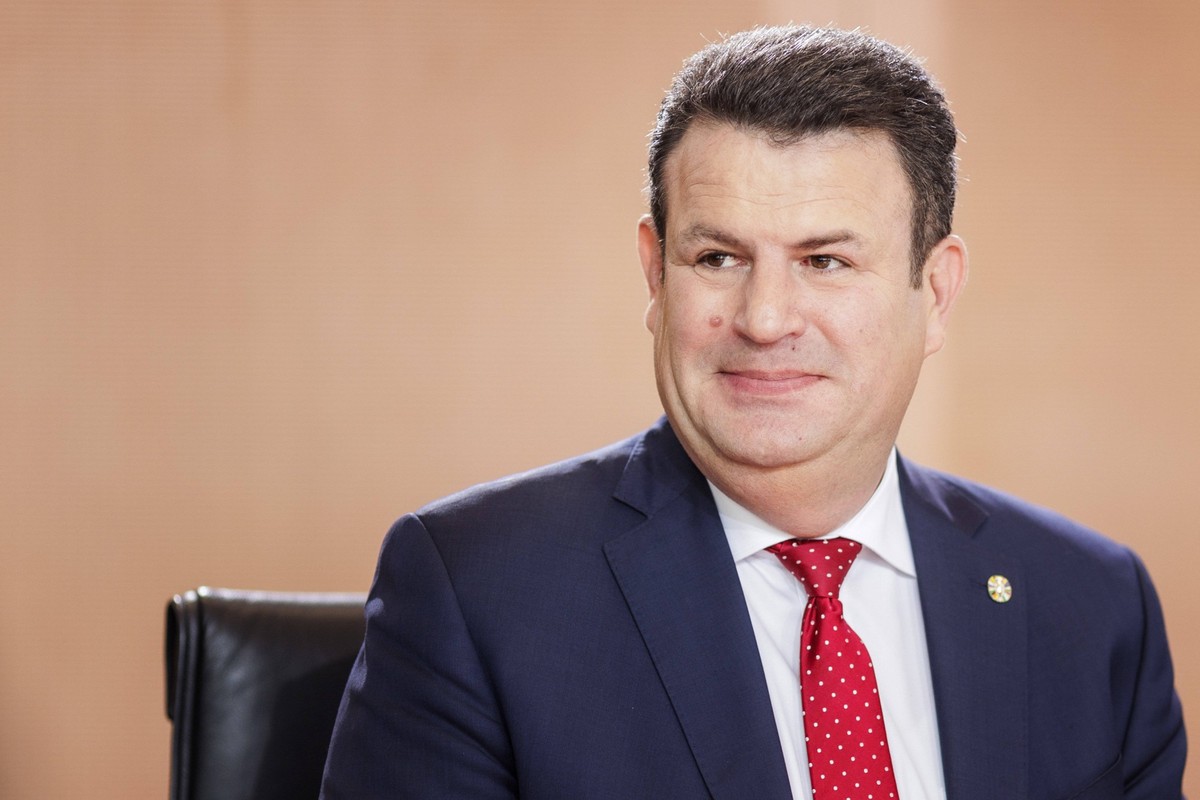 Hubertus Heil SPD, Bundesminister fuer Arbeit und Soziales, aufgenommen im Rahmen der Kabinettssitzung in Berlin, 29.05.2024. Berlin Deutschland *** Hubertus Heil SPD , Federal Minister of Labor and S ...