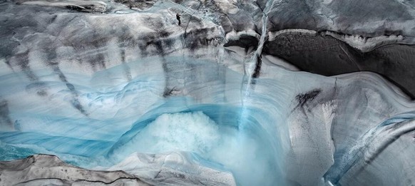 Die Eislandschaft Grönlands birgt Gefahren.