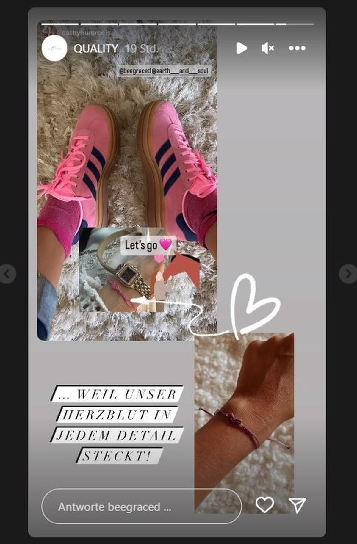 Cathy Hummels für Bee Graced