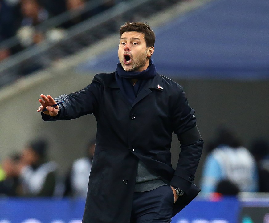 October 29, 2018 - London, England, United Kingdom - London, England - October 29, 2018.Tottenham Hotspur manager Mauricio Pochettino .during Premier League between Tottenham Hotspur and Manchester Ci ...