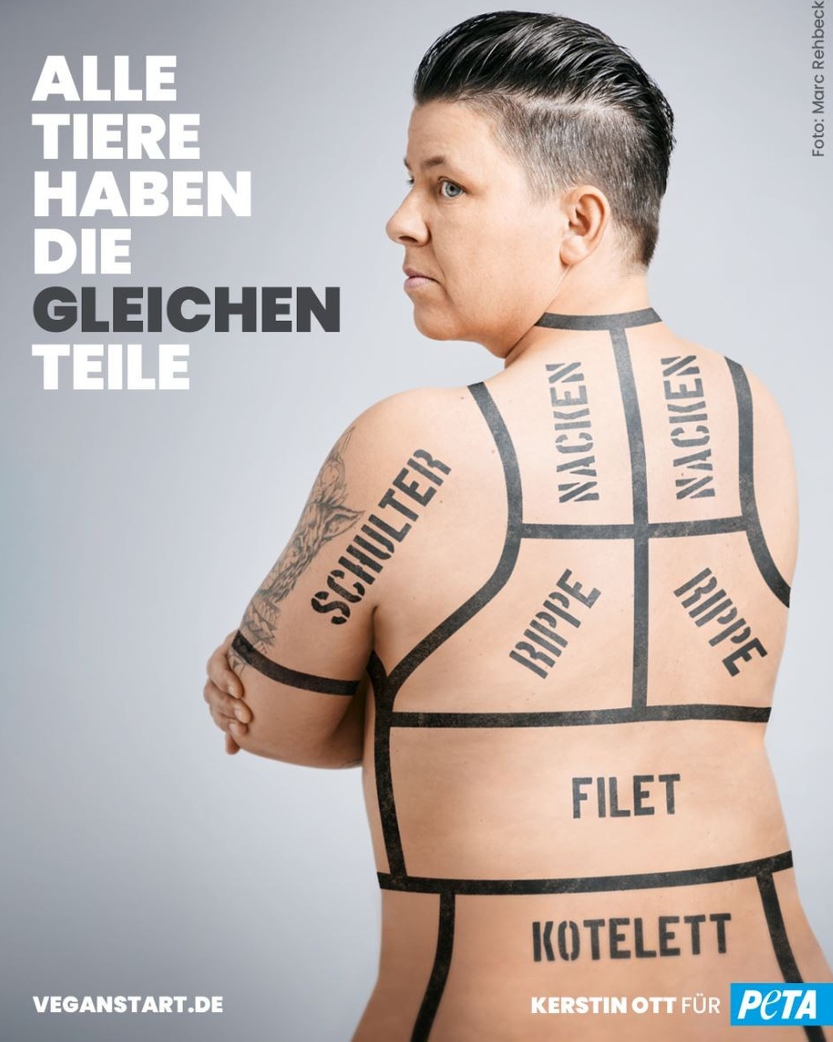 Kerstin Ott setzt ein Zeichen.