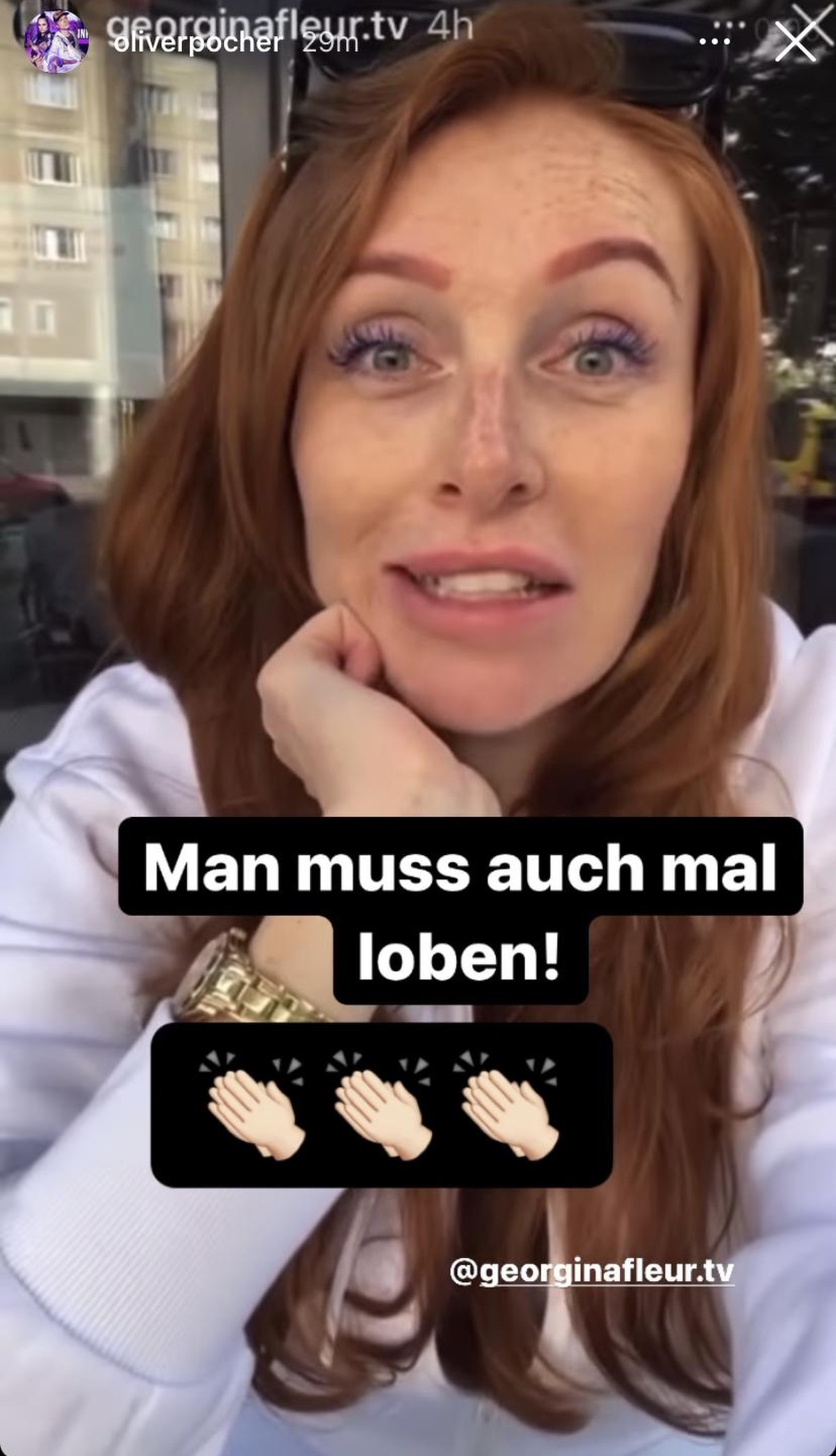 Oliver Pocher zeigte auf seinem Account, was Georgina Fleur zu ihrer Entscheidung bewegte.