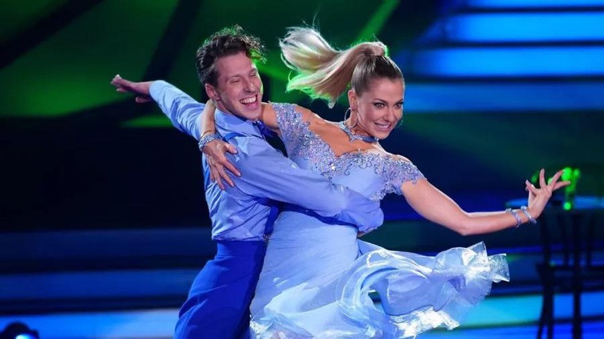 Valentina Pahde und Valentin Lusin geben bei &quot;Let&#039;s Dance&quot; eine tolle Figur ab – bei den Proben kommt der Spaß aber nicht zu kurz.