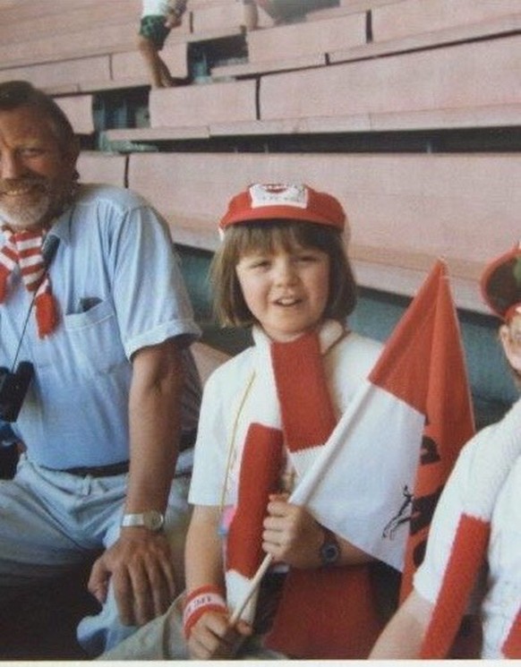 Gunda, 1990 im Alter von 9 Jahren im Müngersdorfer Stadion