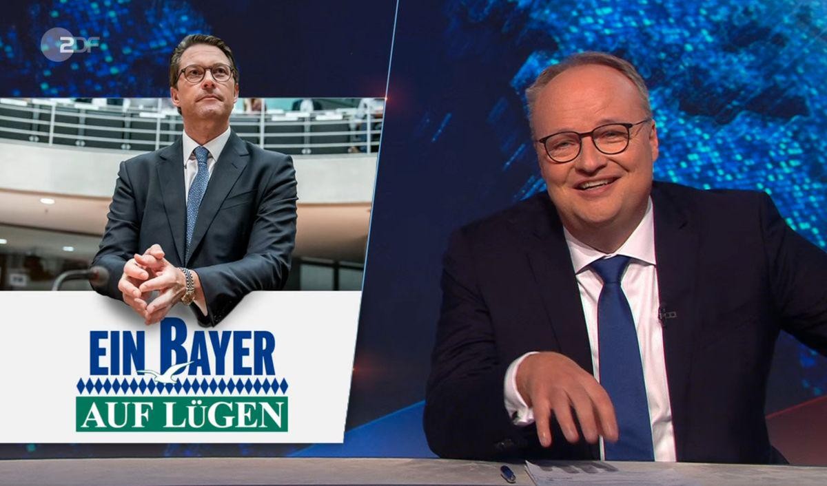 Klare Frage von Oliver Welke: "Warum, zum Henker, ist Andreas Scheuer immer noch im Amt?"