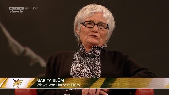 Marita Blüm: In der Sendung war sie sehr emotional, als sie über ihren Mann Norbert Blüm sprach.