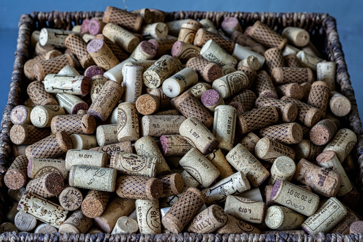 Collection Corks of an Alcoholic Huge collection of Wine Bottle Corks, build up and collected by an Alcoholic Person, drinking at least one bottle of wine each night. Tilburg, Netherlands. Tilburg Stu ...