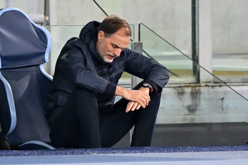 Rom, Stadio Olimpico, 14.02.24, GER, Herren, UEFA Champions League, Saison 2023-2024, Lazio Rom - FC Bayern Muenchen Bild: Trainer Thomas TUCHEL Muenchen Only for editorial use UEFA regulations prohib ...