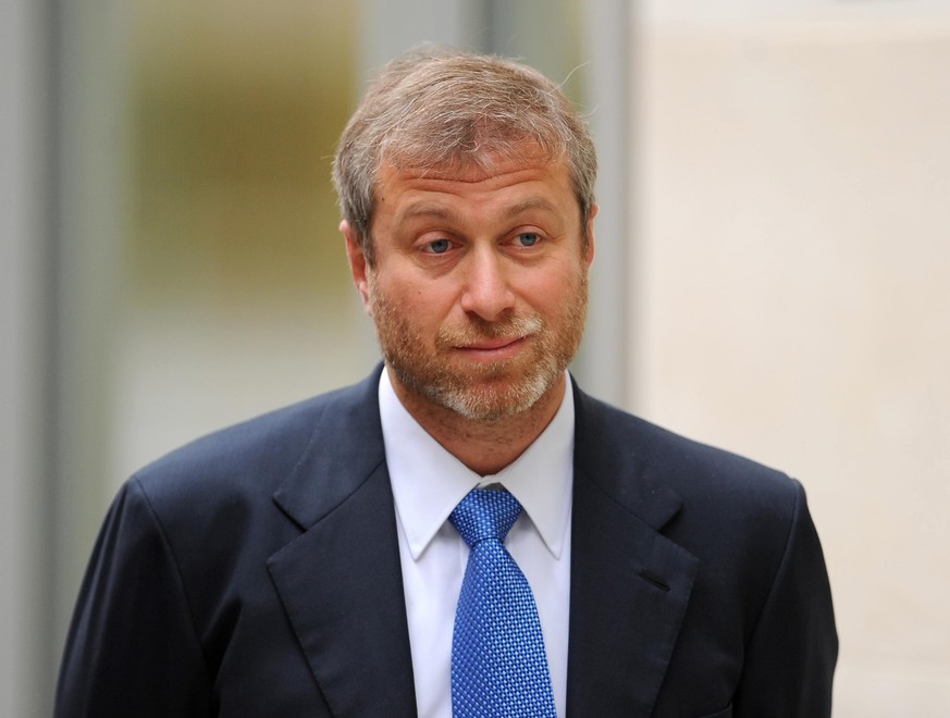 Abramovich sued over oil shares. Chelsea FC owner Roman Abramovich leaves the Royal Courts of Justice, in central London where he is giving evidence in his battle with exiled Russian oligarch Boris Be ...