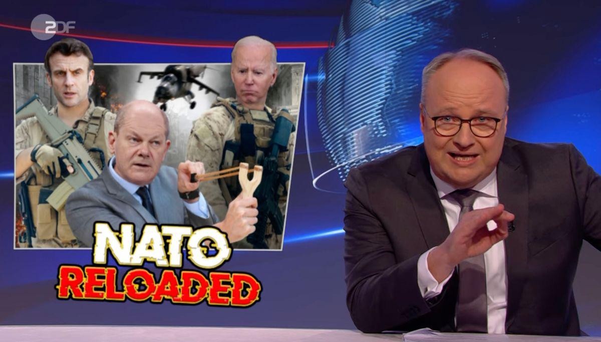 "Die NATO sprüht vor Energie und Abwehrbereitschaft", stellte Oliver Welke fest. Ein Verdienst von Putin und seiner Kriegstreiberei.