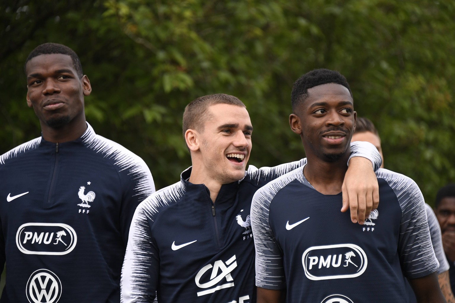 Frankreich beweist Geschlossenheit: Pogba, Griezmann und Dembélé