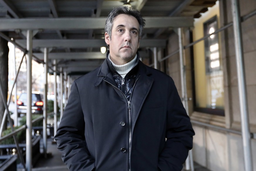 Michael Cohen, former lawyer to President Donald Trump, leaves his apartment building on New York&#039;s Park Avenue, Friday, Dec. 7, 2018. In the latest filings Friday, prosecutors will weigh in on w ...