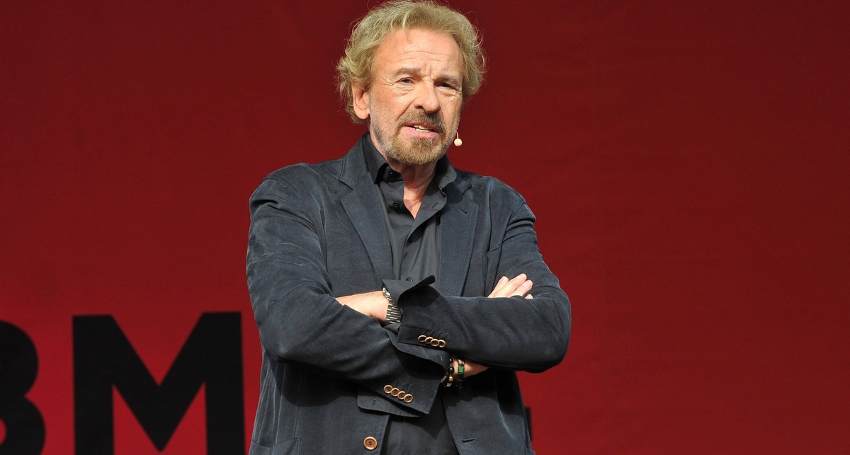 Frankfurter Buchmesse 2024. Moderator Thomas Gottschalk am 19.10.2024 auf der Frankfurter Buchmesse. 20241019MWI011302 *** Frankfurt Book Fair 2024 Presenter Thomas Gottschalk on 19 10 2024 at the Fra ...