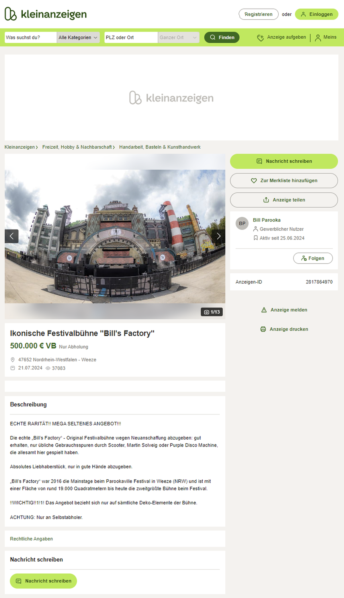 Gute Geschenkidee für Festivalfans?