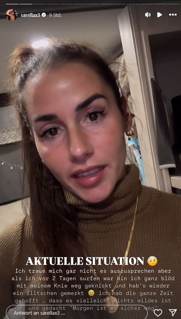 Sarah Engels meldet einen Vorfall ihrer Community.