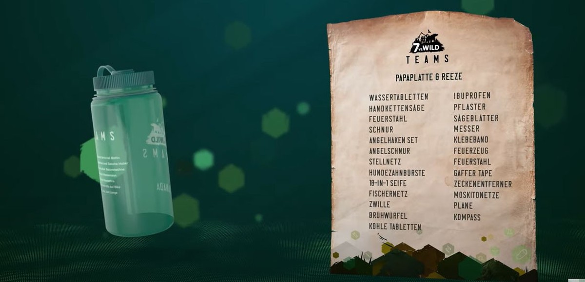 Womit haben die Promis ihre Survival-Flaschen gefüllt? Nun gibt es die Antworten.