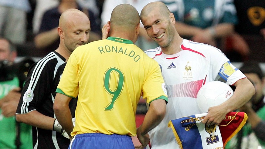 Fabien Barthez und Ronaldo gehören dazu.