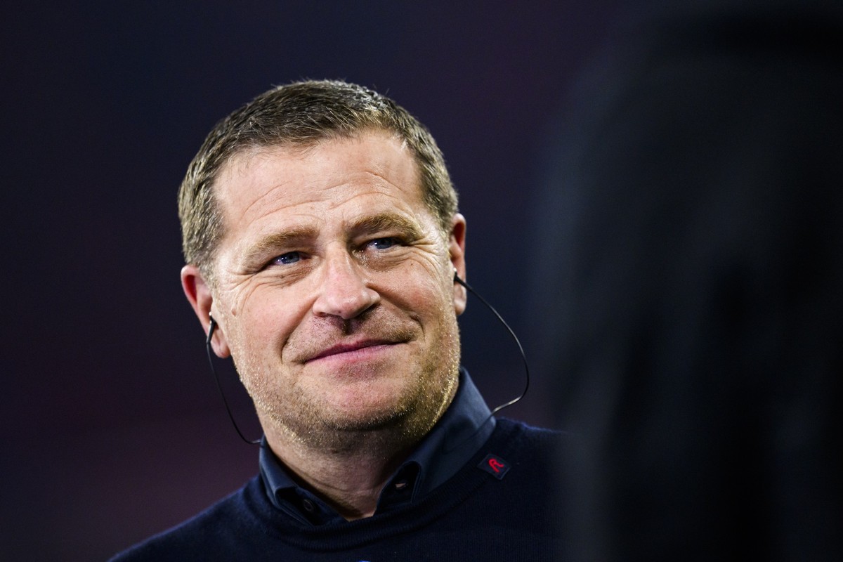 ARCHIV - 05.03.2024, Bayern, München: Fußball: Champions League, Bayern München - Lazio Rom, K.o.-Runde, Achtelfinale, Rückspiele, Allianz Arena. Münchens Sportvorstand Max Eberl steht vor dem Spiel i ...