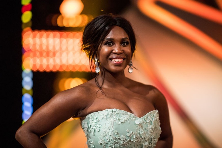 COLOGNE, GERMANY - JUNE 02: Motsi Mabuse poses after the semi final of the tenth season of the television competition &#039;Let&#039;s Dance&#039; on June 2, 2017 in Cologne, Germany. (Photo by Lukas  ...